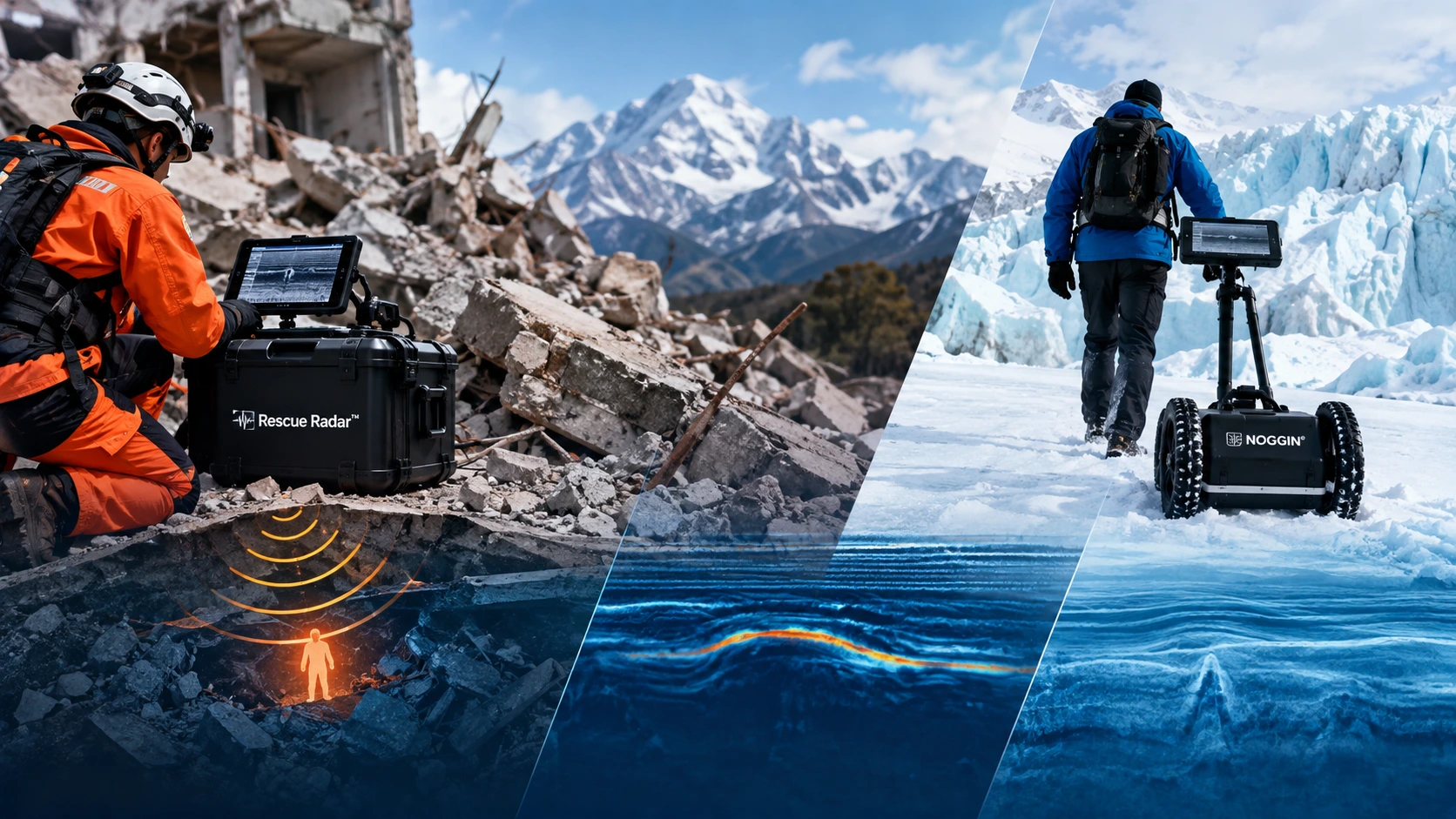 Georadar (GPR): tecnología clave para la exploración del subsuelo y la inspección estructural moderna 13 Tecnología GPR para búsqueda y rescate en escenarios de desastres y emergencias